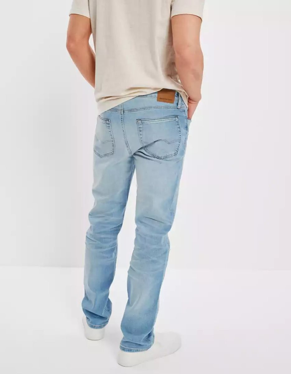 Jean American Eagle AE AirFlexOriginal Droit Bleu Homme | SHC-64604353